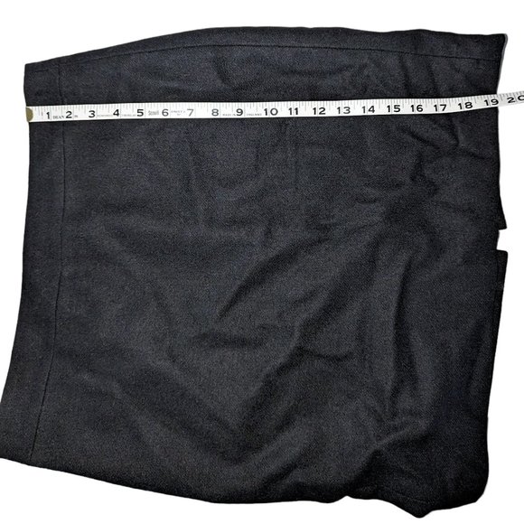 J Crew The Pencil Skirt Black Wool Lined size 8 - Picture 5 of 7